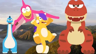 Dinosaur Songs | ChiChiPingPing Nursery Rhymes & Kids Songs