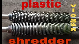 plastic shredder assembly