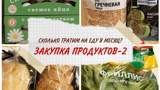 Сколько тратит на питание в месяц семья из 3 человек?/Закупка продуктов 2️⃣/Апрель 2021