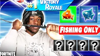 Using Only fishing loot to win | Fortnite