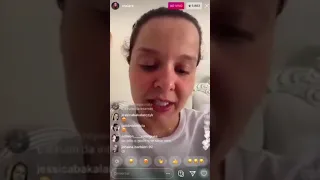 Live Maiara chora falando sobre os ataques que tem sofrido nas redes sociais dia 19/07/20