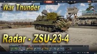 War Thunder How To Use Radar ZSU-23-4 War Thunder Tutorial