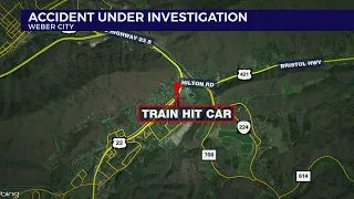 Train hits car in Scott County, authorities say no one injured