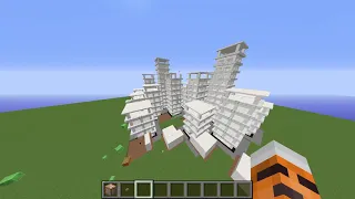 How To Build A City With JUST ONE COMMAND BLOCK (minecraft 1.8.1)