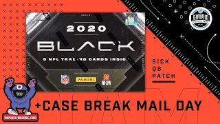 2020 Panini Black Football Hobby Box + Case Break Mailday