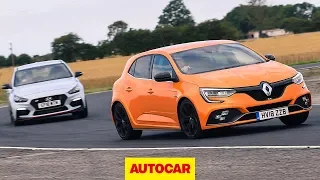 Renault Megane RS 280 Cup vs Hyundai i30N track battle | Autocar