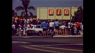 1984 Super 8 Film - OLYMPIC TORCH RELAY RUNNERS IN SAN DIEGO, CA (Serra Mesa)