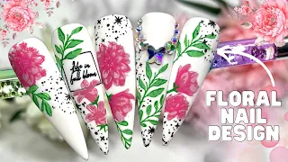 FLORAL STAMPING NAIL ART DESIGN| HOW TO LAYERED STAMPING| MOYOU LONDON BOTANICAL COLLECTION PLATE 17