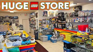 Shopping at a HUGE Used LEGO STORE