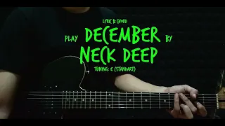 Neck Deep - December | Lyric & Chord