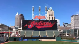 Progressive Field Scoreboard