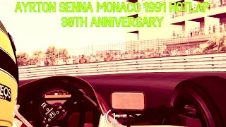 Ayrton Senna 1991 Mclaren MP4/6 Hotlap Monaco (30th Anniversary)