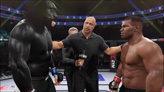 Mike Tyson vs. Black Bigfoot - EA Sports UFC 2 - Epic Fight 🥊