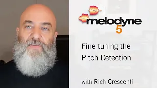 Melodyne • Fine tuning the pitch detection