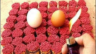 Matches vs egg Experiment at home ali experiment
