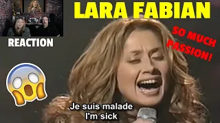Reaction - Je suis malade Lara Fabian French and English subtitles | Angie & Rollen Green