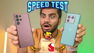 OnePlus 10 Pro vs Galaxy S22 Ultra Speed Test Comparison {SD 8Gen1 vs SD 8Gen1) | OnePlus ..... 🤬