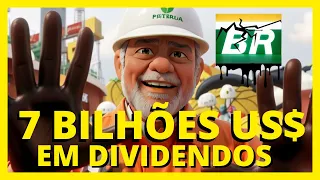 PETR4 DIVIDENDOS: A Petrobras vai pagar 7 bilhões de dólares em dividendos em 2024