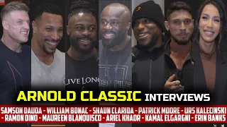 ARNOLD CLASSIC MEGASTAR INTERVIEWS! | 2023 Arnold Classic Athlete Interviews