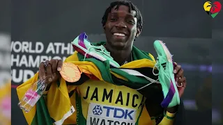 Antonio Watson Strikes Gold in the men’s 400 meters at the Budapest