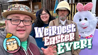 Easter at Dinosaur Kingdom II - Hunting Eggs With Sasquatch and Elvis