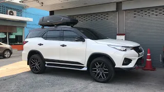 กล่องติดหลังคารถ THULE RoofBox Force XT M ใส่ Toyota Fortuner ฟอร์จูนเนอร์ กล่องเก็บของบนหลังคารถ