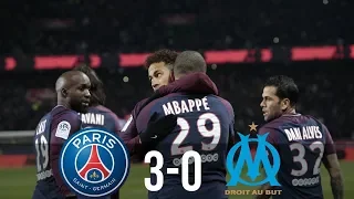 Paris St. Germain 3-0 Marsilya All Goals & Highlights - 28/02/2018