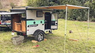 Solo Micro RV Sunray 109 at Smokey Mountain Mangalitsa Farm in Western North Carolina