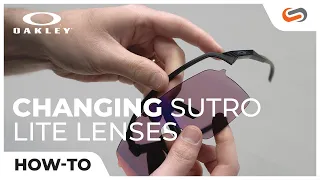 How to Interchange Oakley Sutro Lite Lenses | SportRx