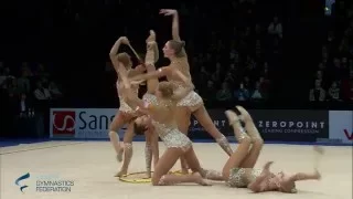 Russia Hoops and Clubs - Rhythmic Gymnastics World Cup 2016 Espoo