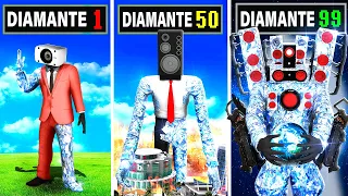 MEJORANDO A SPEAKERMAN DIAMANTE en GTA 5!! (Skibidi Toilet mod)