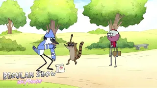 Regular Show - Mordecai And Rigby Being Late For Work | Regular Show: The Movie