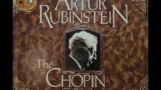 Arthur Rubinstein - Chopin Prelude, No. 15, Op. 28 in D flat - "Raindrop"