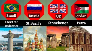 Comparison | Famous Landmarks From Different Countries | Monuments From Different Countries