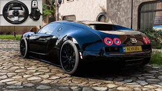1470HP Bugatti Veyron Super Sport | Forza Horizon 5 | Steering Wheel Gameplay