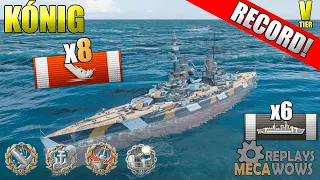 König 8 Kills & 114K Damage | World of Warships Gameplay Replay