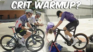How do the Pros Warm Up for a Criterium?