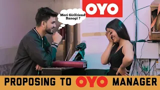 Prank On Lady OYO Manager l Proposing Prank l Prank In India l The Starky Aman