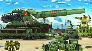 WE ARE MONSTERS Let's unite against Dora! Revival of the KV-44 - Cartoons about tanks