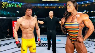 PS5 | Bruce Lee vs. Titan Woman Manique [EA Sport UFC 4]