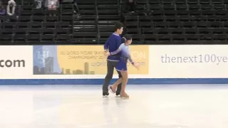 2014 U.S. Figure Skating Championships Intermediate Pairs Free Skate - Mulan Program