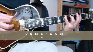 Jazz Guitar - The Bebop Dorian Scale