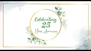 Latest Silver Jubilee Invitation I 25th Wedding Anniversary Invitation Video | Infinity Designs