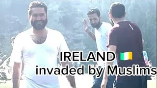 Muslims invaded Powerscourt Waterfall    #ireland #live #dublin #viral #