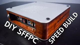 Low Profile SFFPC with DIY PC case 1 minute speed build