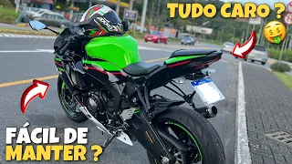 QUANTO CUSTA MANTER UMA ZX6R 2022 ?