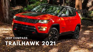 Новый JEEP COMPASS Trailhawk 2021 - ВОЖДЕНИЕ, бездорожье, экстерьер и интерьер