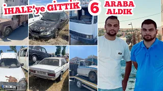 İHALE’ye GİTTİK ! 6 ARABA ALDIK (BU SEFER ABARTTIK)