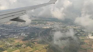 Landing in GDN (Gdansk, Poland) FR7240 Ryanair Boeing 737-8AS SP-RKO 24.07.2021