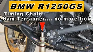 BMW R1250GS... Timing Chain Cam Tensioner Upgrade - No More Engine Tick